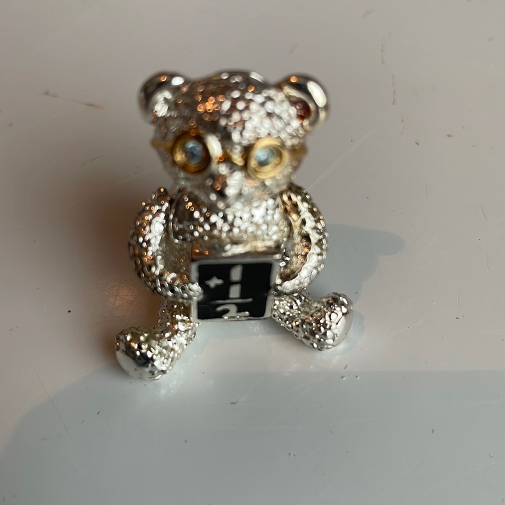 teddy bear brooch pin